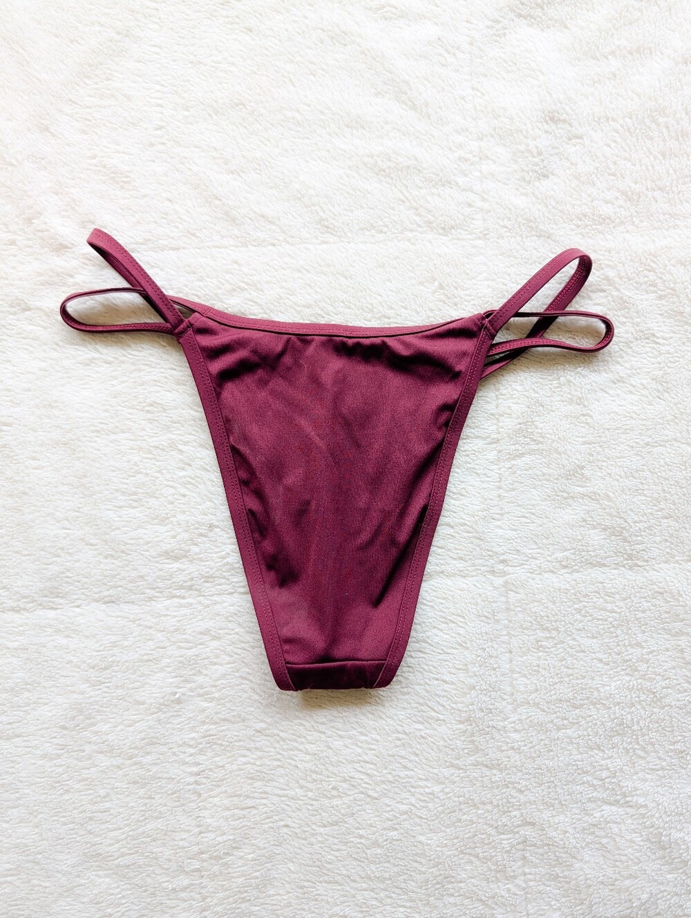 Good American Dual Strap Minimal Coverage Bikini Bottoms - Picture 2 of 3